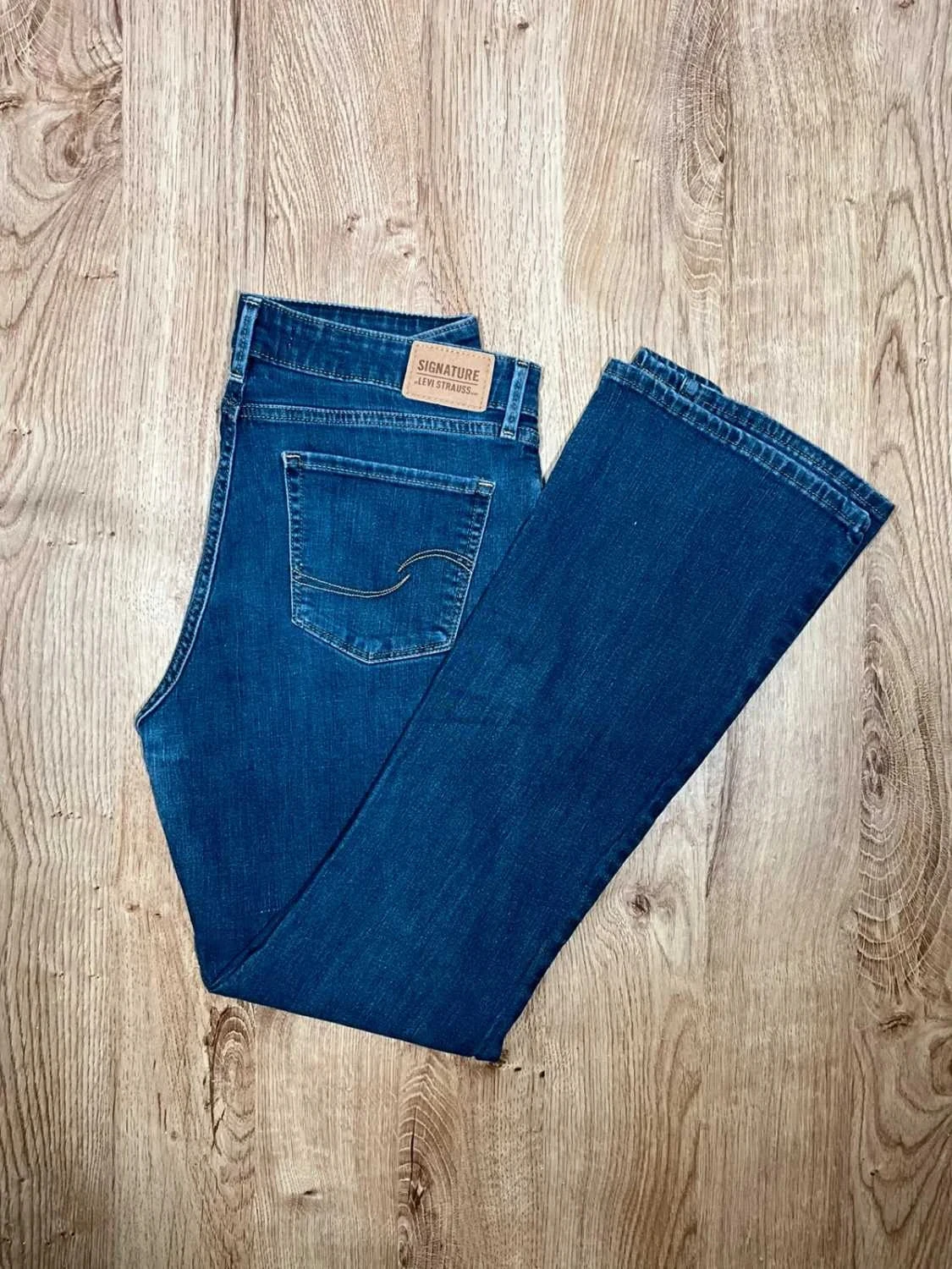 Jean Levi's Signature Mid-Rise Bootcut Taille W31 L32 Prepy Bleu Lvf 011